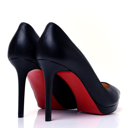 Christian Louboutin Shiny Nappa Pigalle Plato 100 Pumps 42 Black 3 of 11
