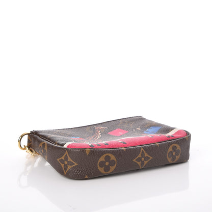 Louis Vuitton Monogram 2017 Christmas Animation Mini Pochette Accessories 4 of 7