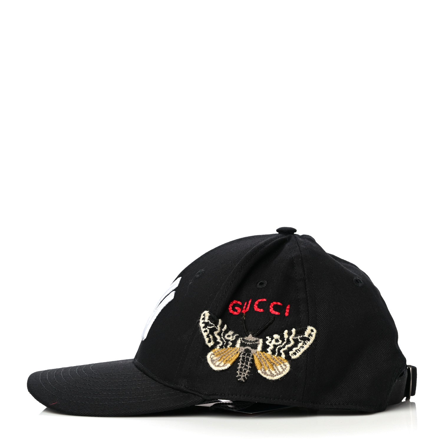 Gucci X MLB Cotton NY Yankees Baseball Hat 57-61 Black 3 of 10