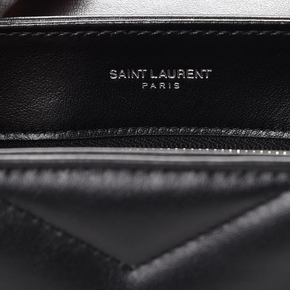Saint Laurent Calfskin Y Quilted Monogram Toy Loulou Crossbody Bag Black 6 of 9