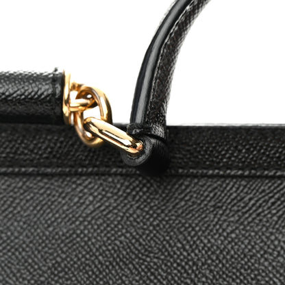 Dolce & Gabbana Dauphine Small Miss Sicily Satchel Black 19 of 20