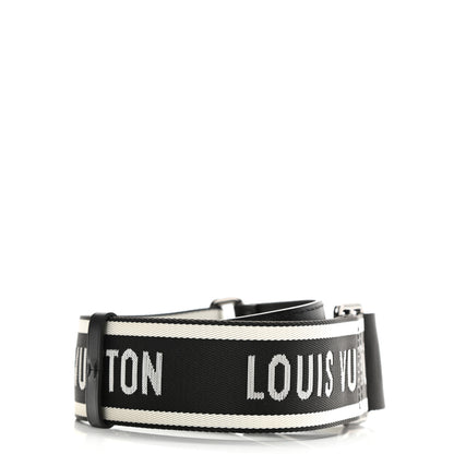 Louis Vuitton Nylon Jacquard Sporty Bandouliere Shoulder Strap Black 2 of 5