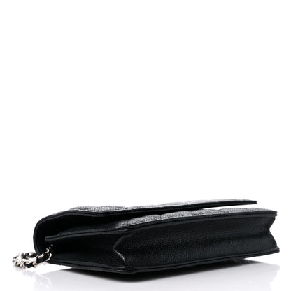 Chanel Caviar Quilted Wallet on Chain WOC Black 4 of 11