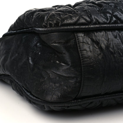 Chanel Crinkled Coated Canvas Le Marais Large Tote Black 8 of 10