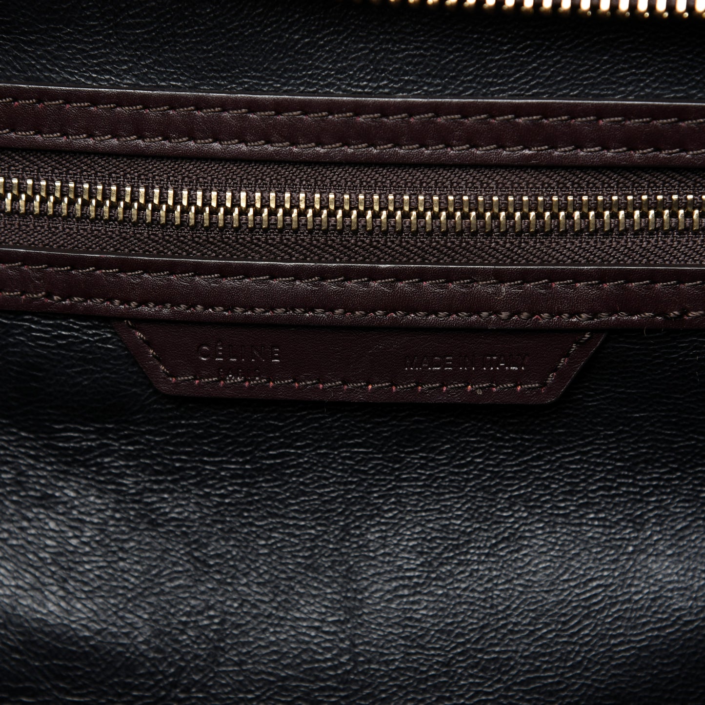 Smooth Calfskin Suede Mini Tri-Color Luggage Burgundy