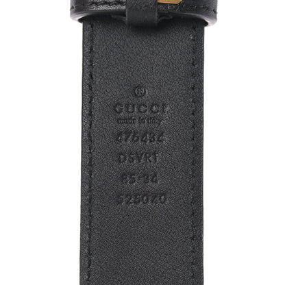 Gucci Calfskin Matelasse GG Marmont Belt Bag 85 34 Black 7 of 9