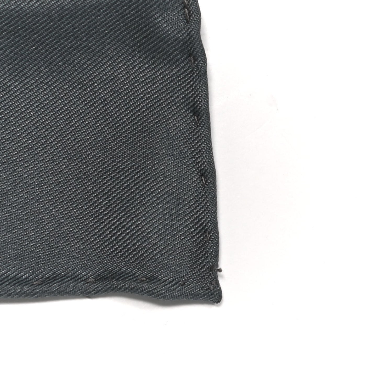 Silk Ex Libris Scarf 90 Anthracite Marine White