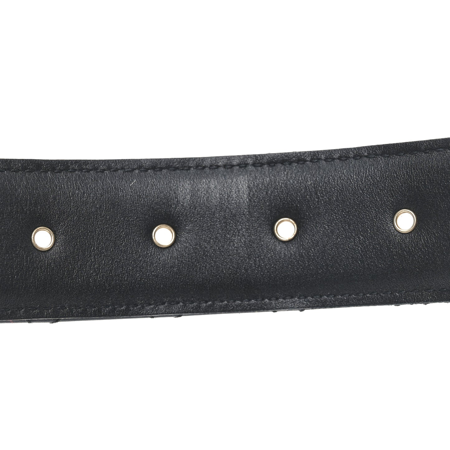Calfskin Quilted CC Chain Belt 80 32 Black
