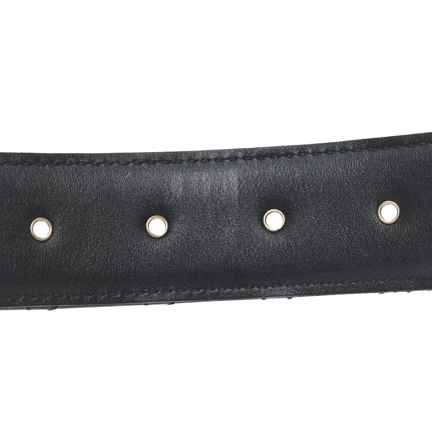 Chanel Calfskin Quilted CC Chain Belt 80 32 Black 3 of 7