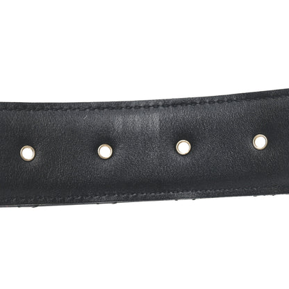 Chanel Calfskin Quilted CC Chain Belt 80 32 Black 3 of 7