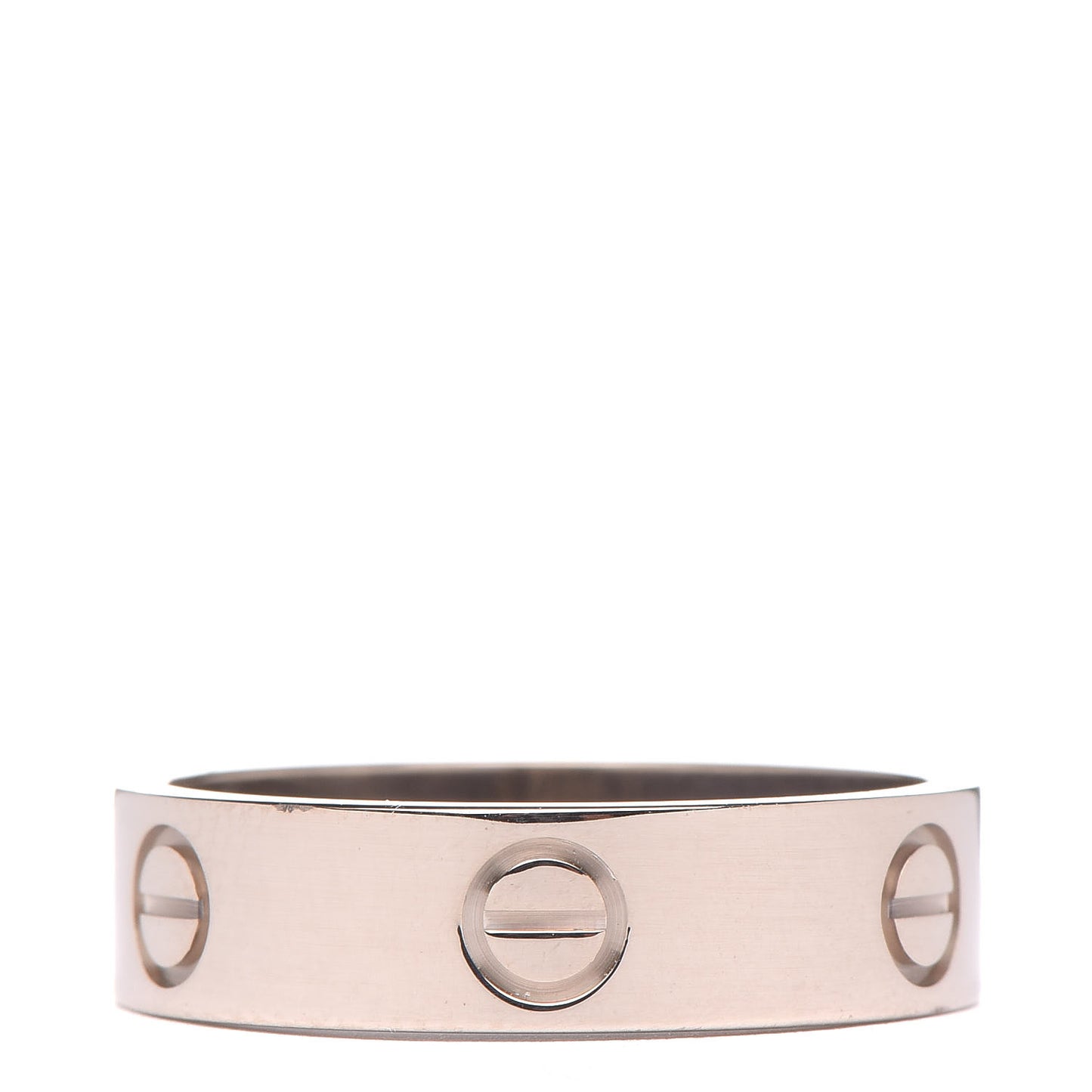 18K White Gold 5.5mm LOVE Ring 59 8.75
