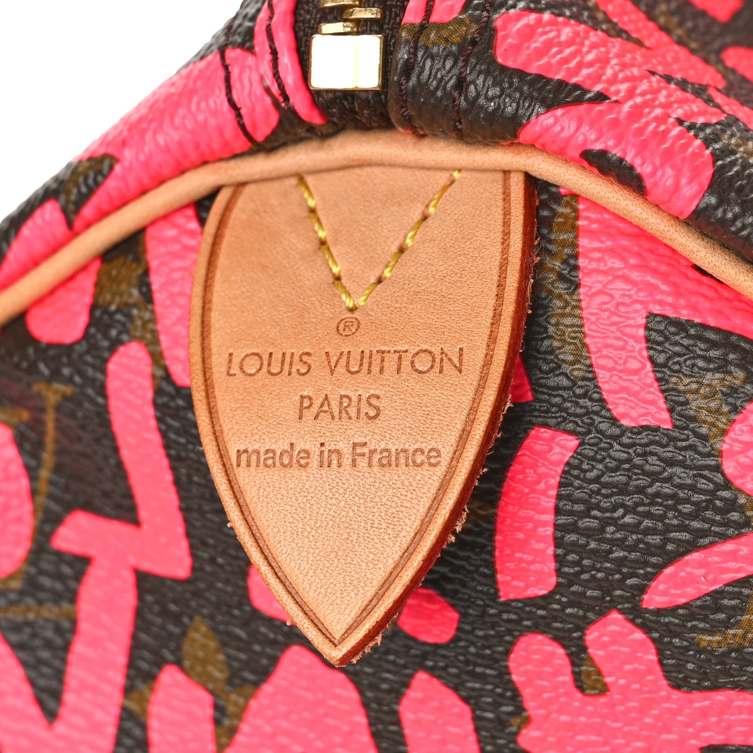 Louis Vuitton Monogram Graffiti Speedy 30 Fuchsia 7 of 11