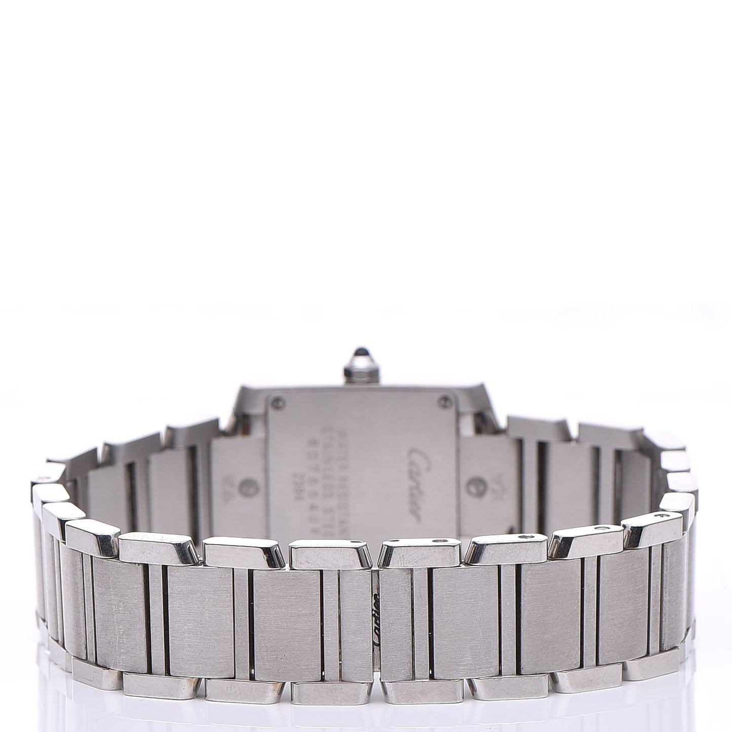 Stainless Steel 20mm Tank Francaise Quartz Watch