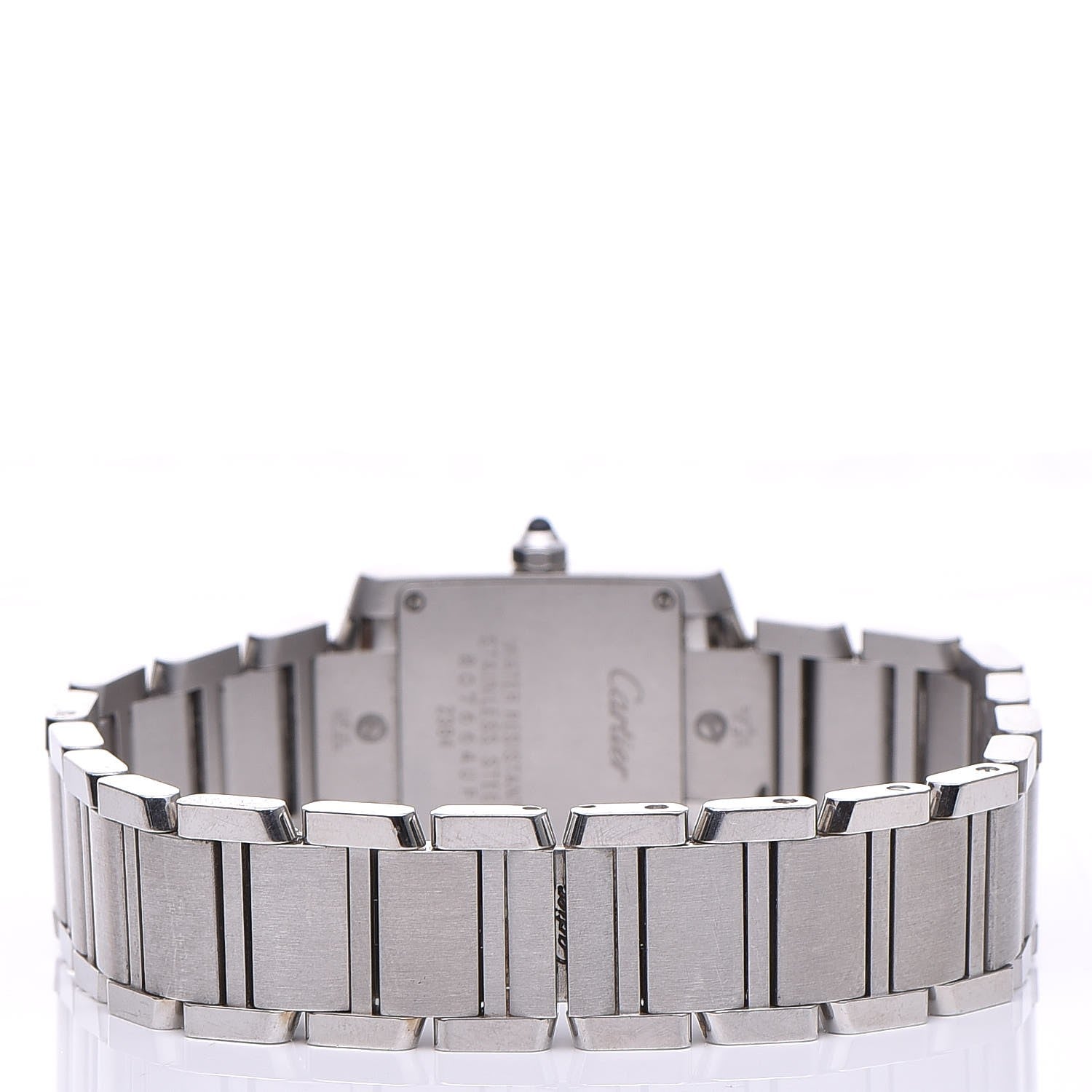 Cartier Stainless Steel 20mm Tank Francaise Quartz Watch 4 of 9