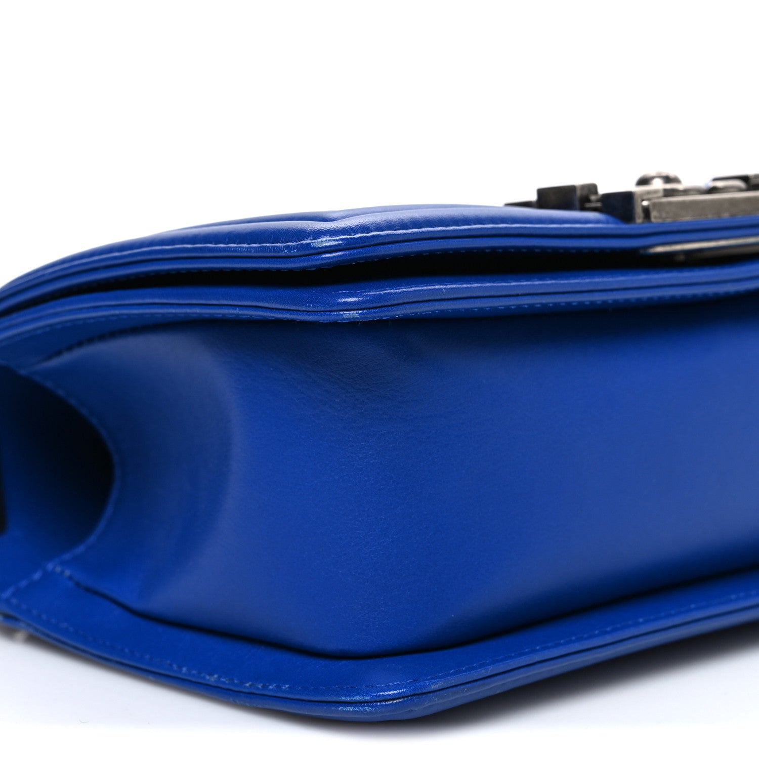 Chanel Galuchat Stingray Small Boy Flap Blue 9 of 10