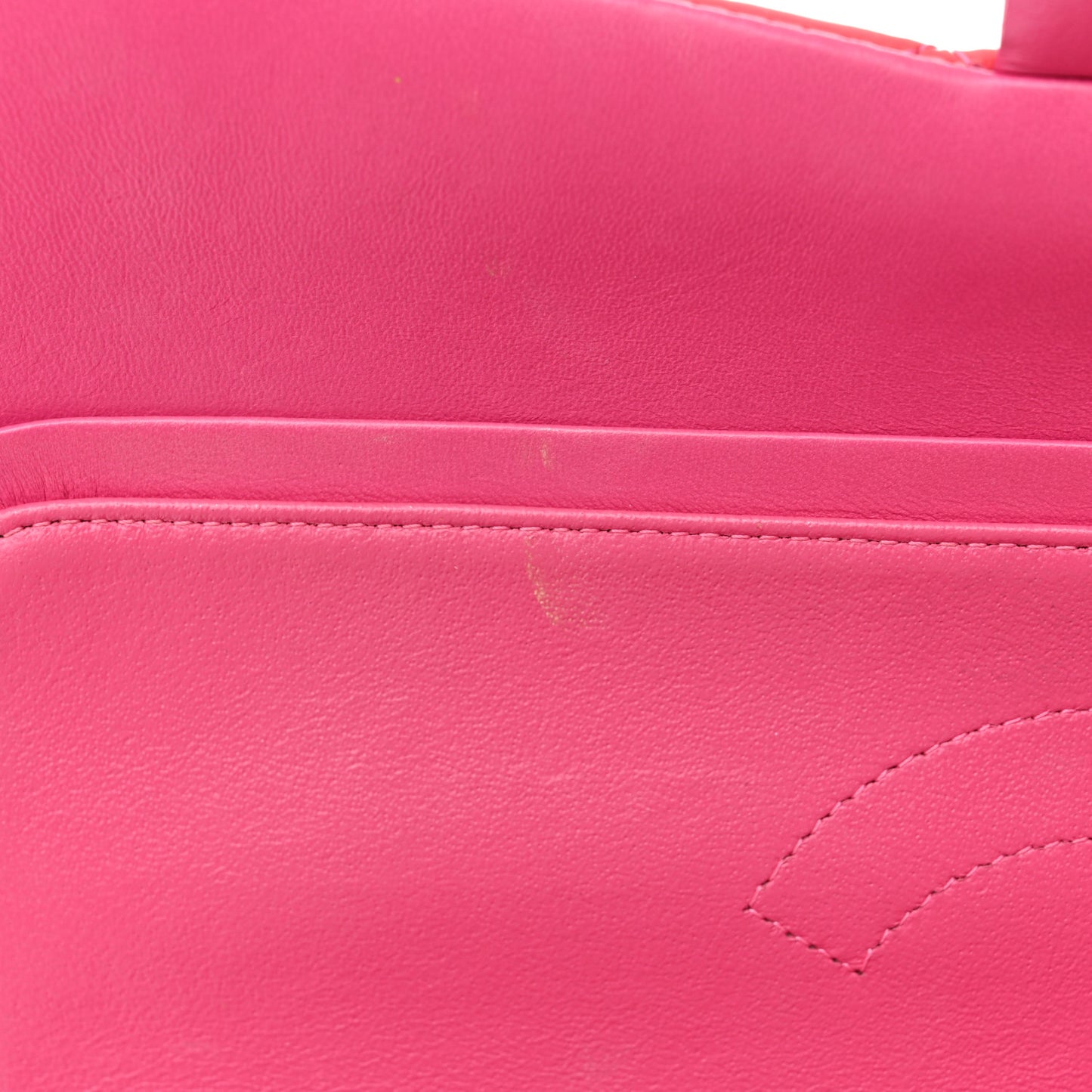 Patent Quilted Jumbo Double Flap Pink