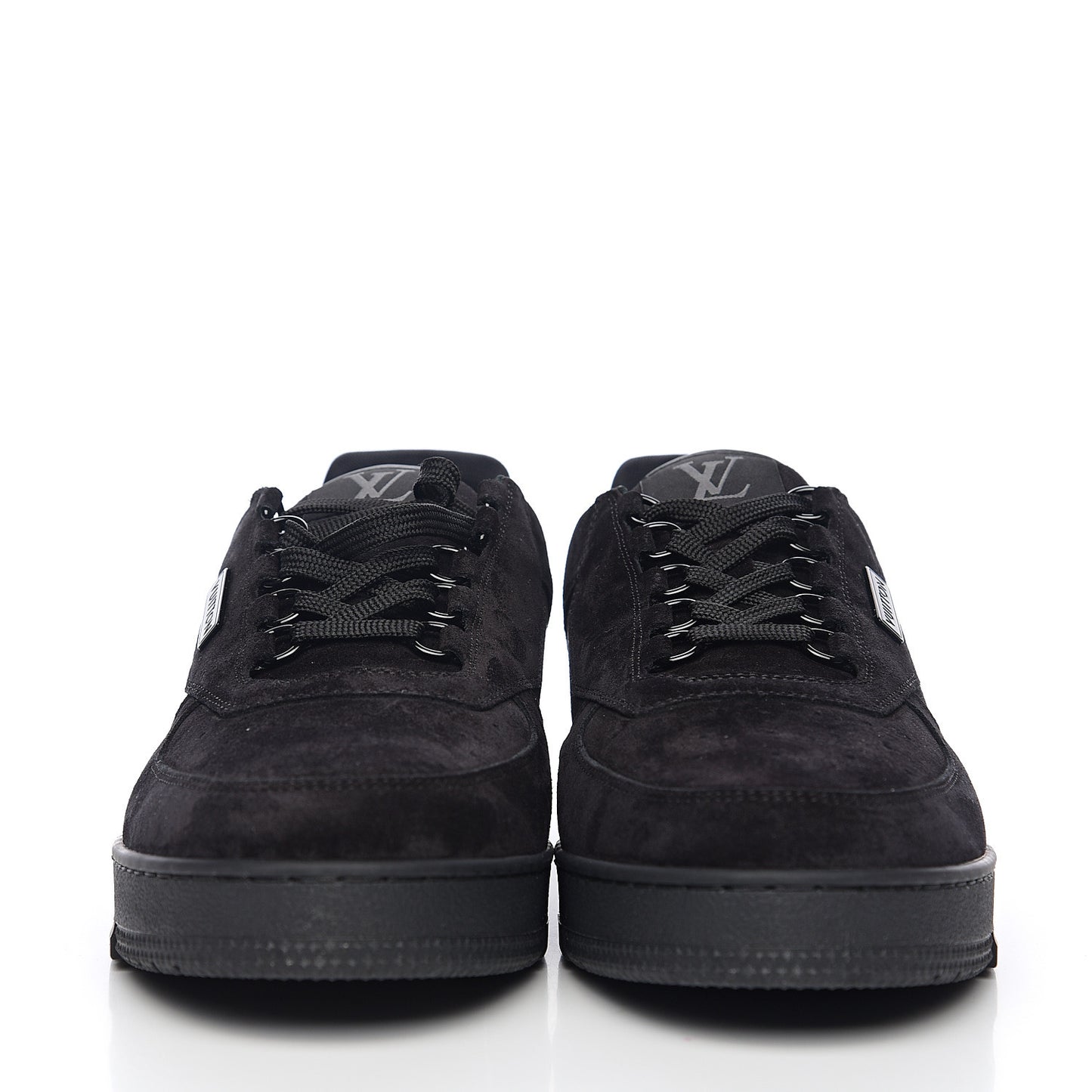 Suede Uniform Sneakers 9.5 Black