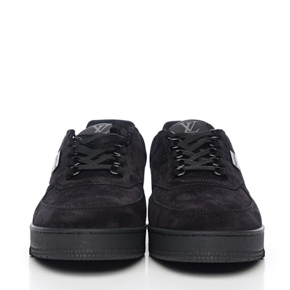Louis Vuitton Suede Uniform Sneakers 9.5 Black 2 of 6