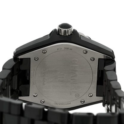 Chanel Stainless Steel Ceramic 38mm J12 Phantom Automatic Watch Black 4 of 4