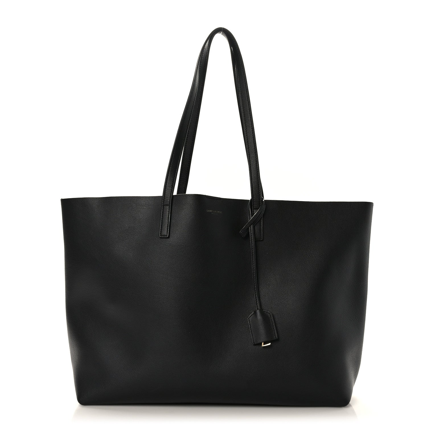 Saint Laurent Calfskin Large Shopping Tote Black 1 of 10