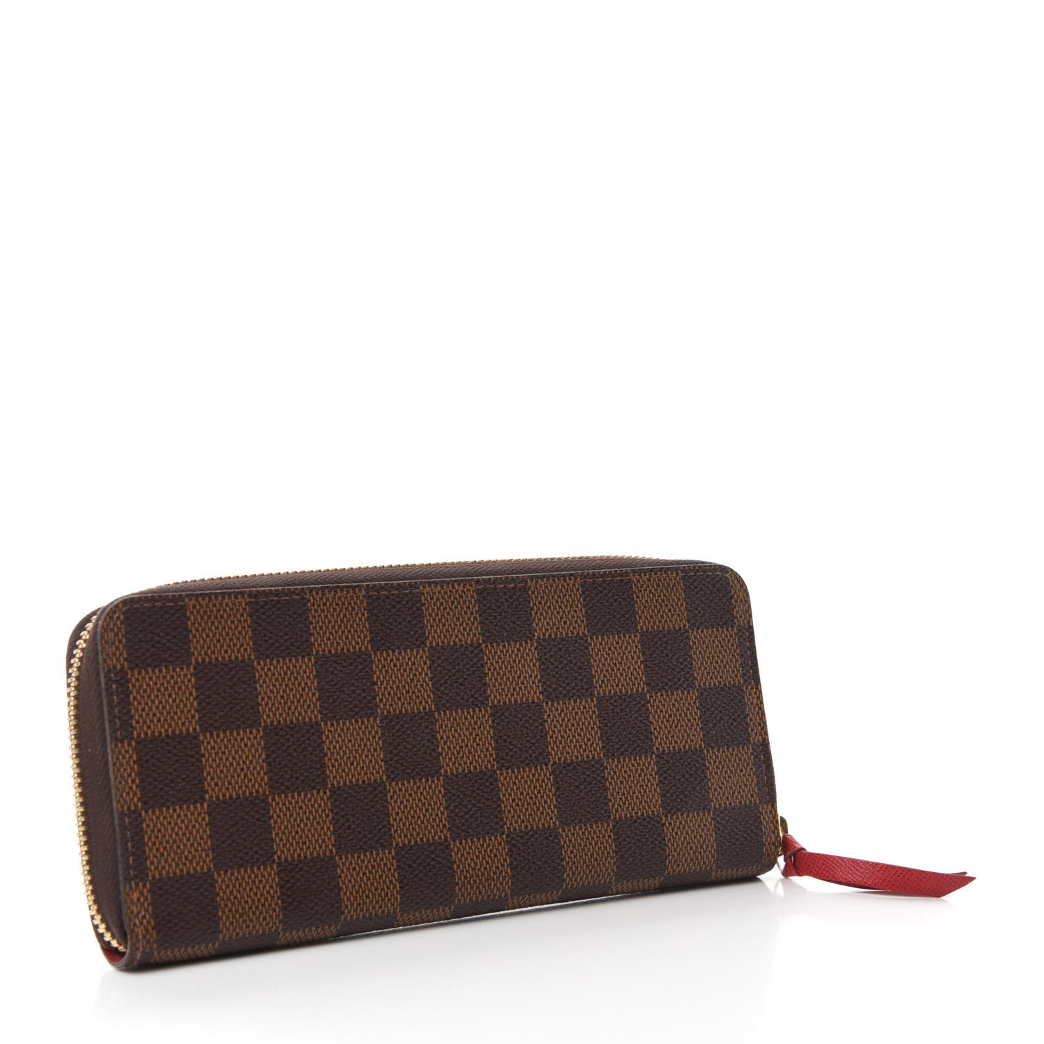 Louis Vuitton Damier Ebene Clemence Wallet Cherry 3 of 7