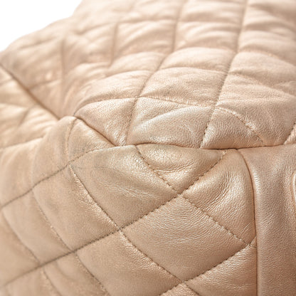 Chanel Metallic Lambskin Coco Cocoon Bowler Light Gold 16 of 16