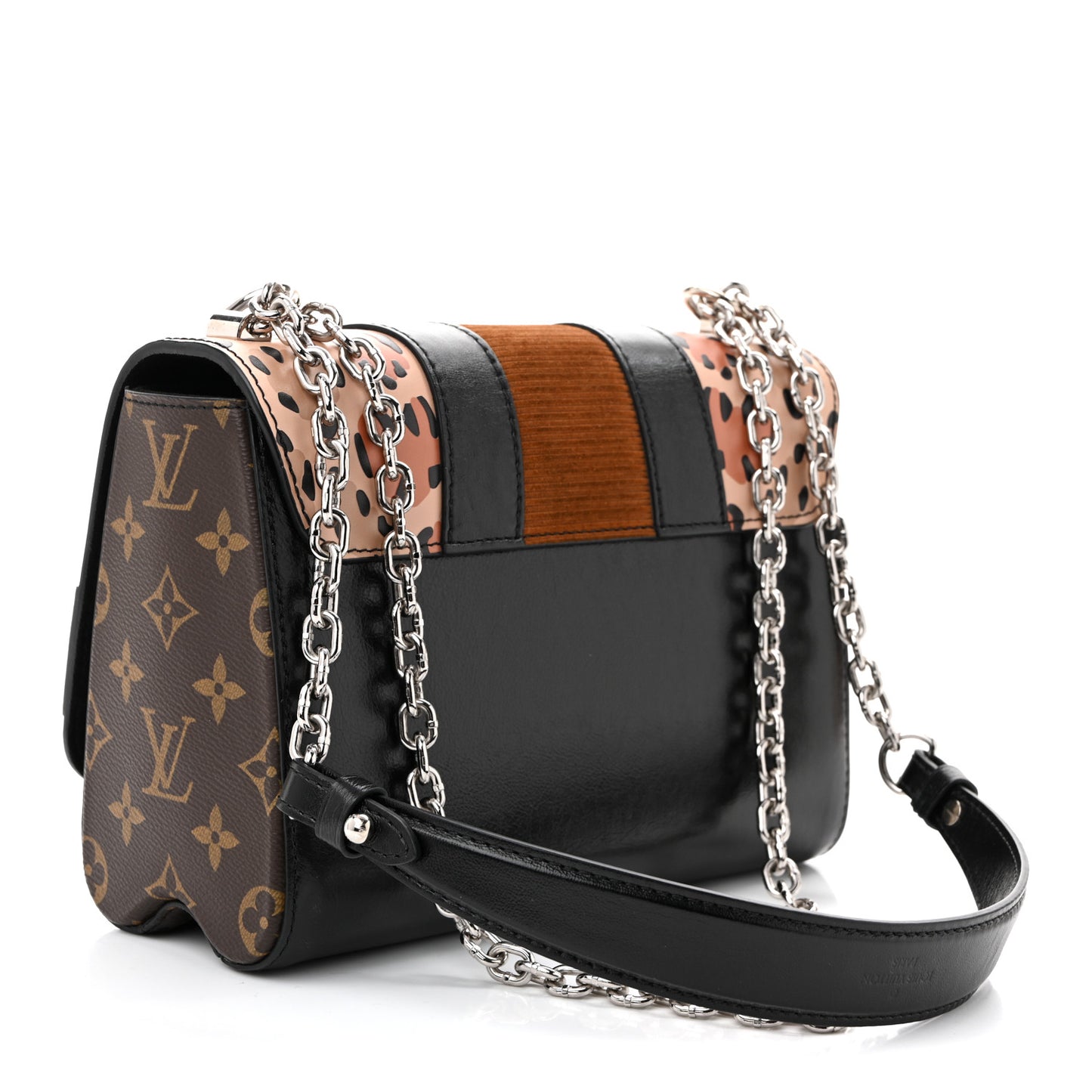 Calfskin Monogram Wild at Heart Twist Shoulder Bag MM