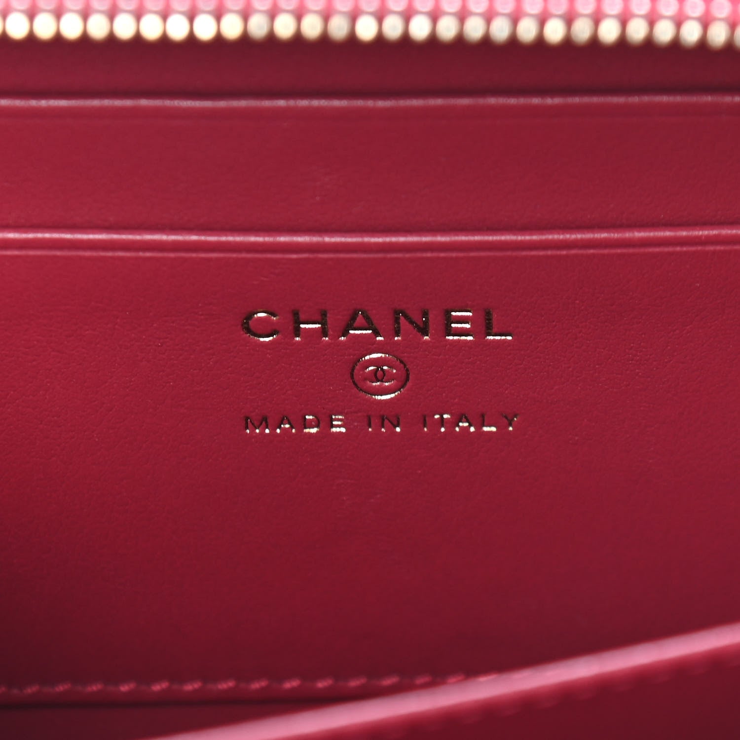 Chanel Caviar Quilted Filigree Vanity Clutch With Chain Dark Pink 6 of 9