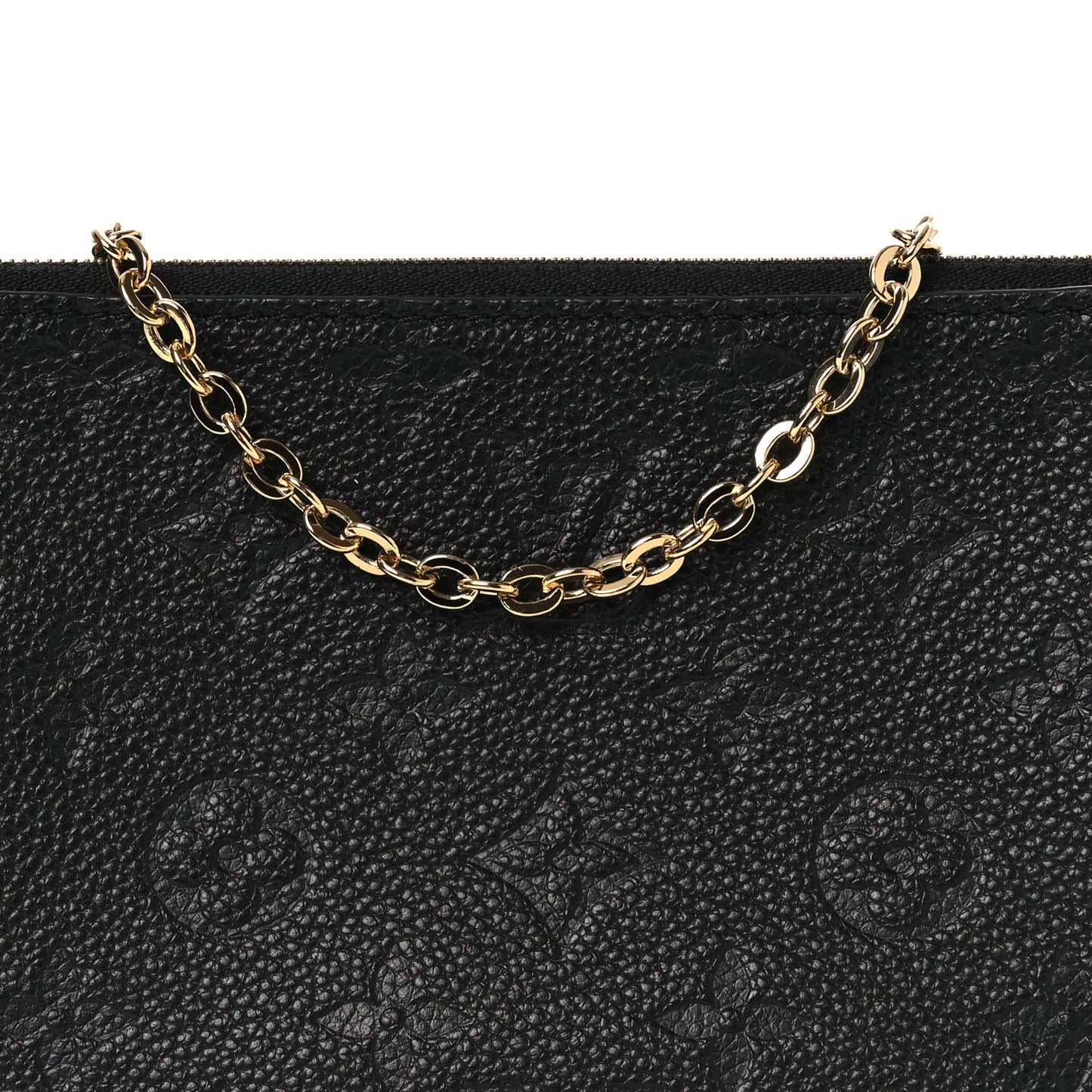 Empreinte Double Zip Pochette Black