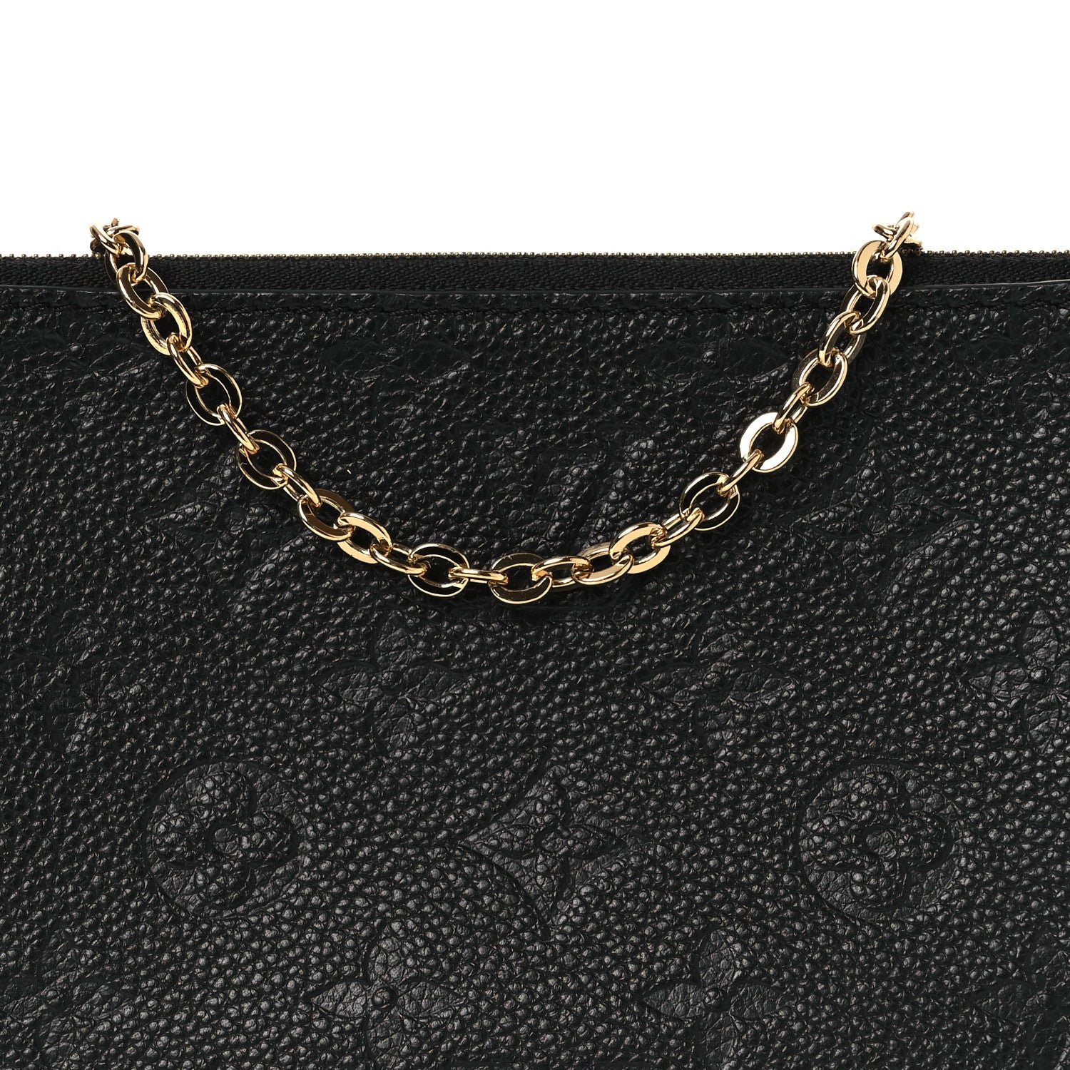 Louis Vuitton Empreinte Double Zip Pochette Black 7 of 12