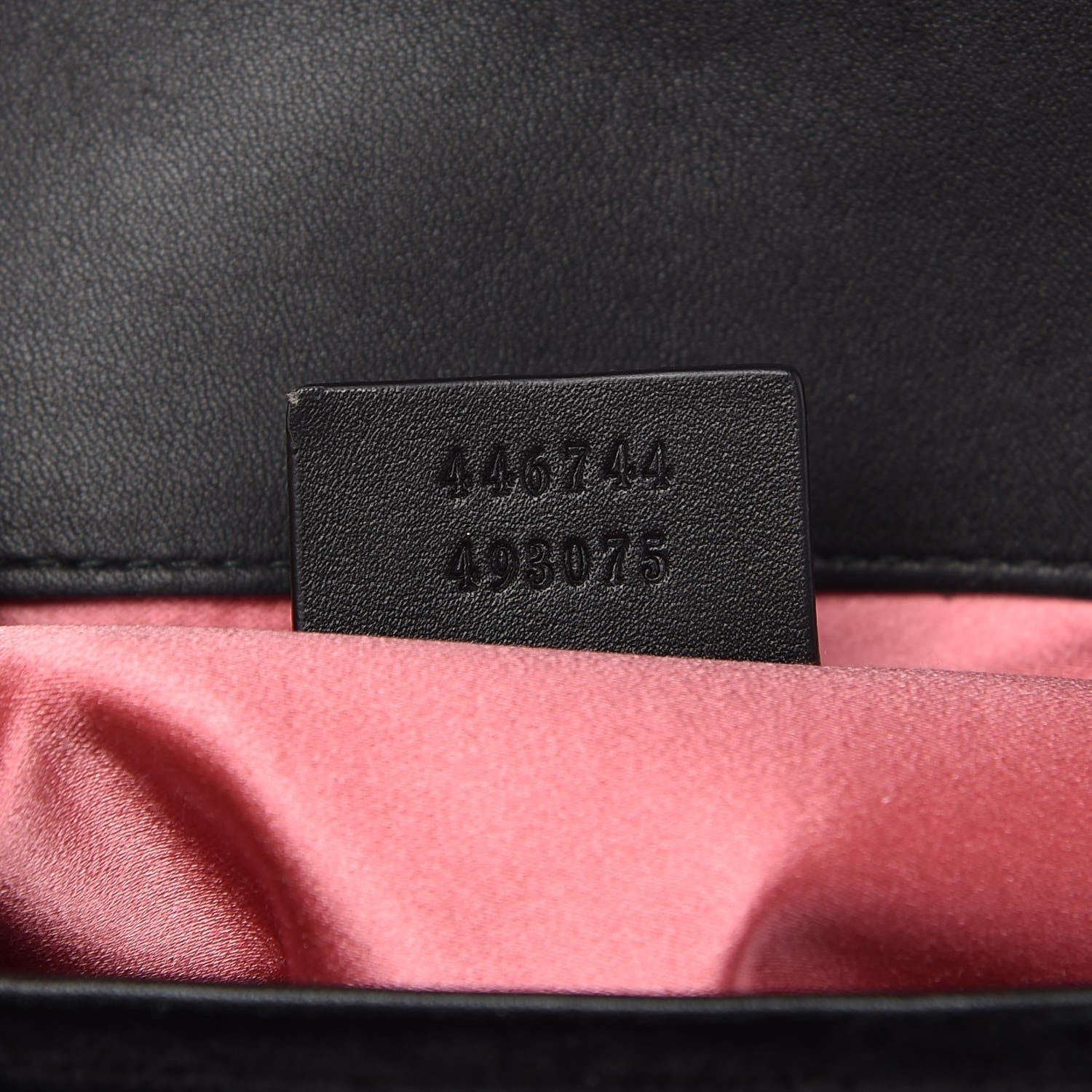 Gucci Velvet Matelasse Mini GG Marmont Shoulder Bag Black 7 of 7