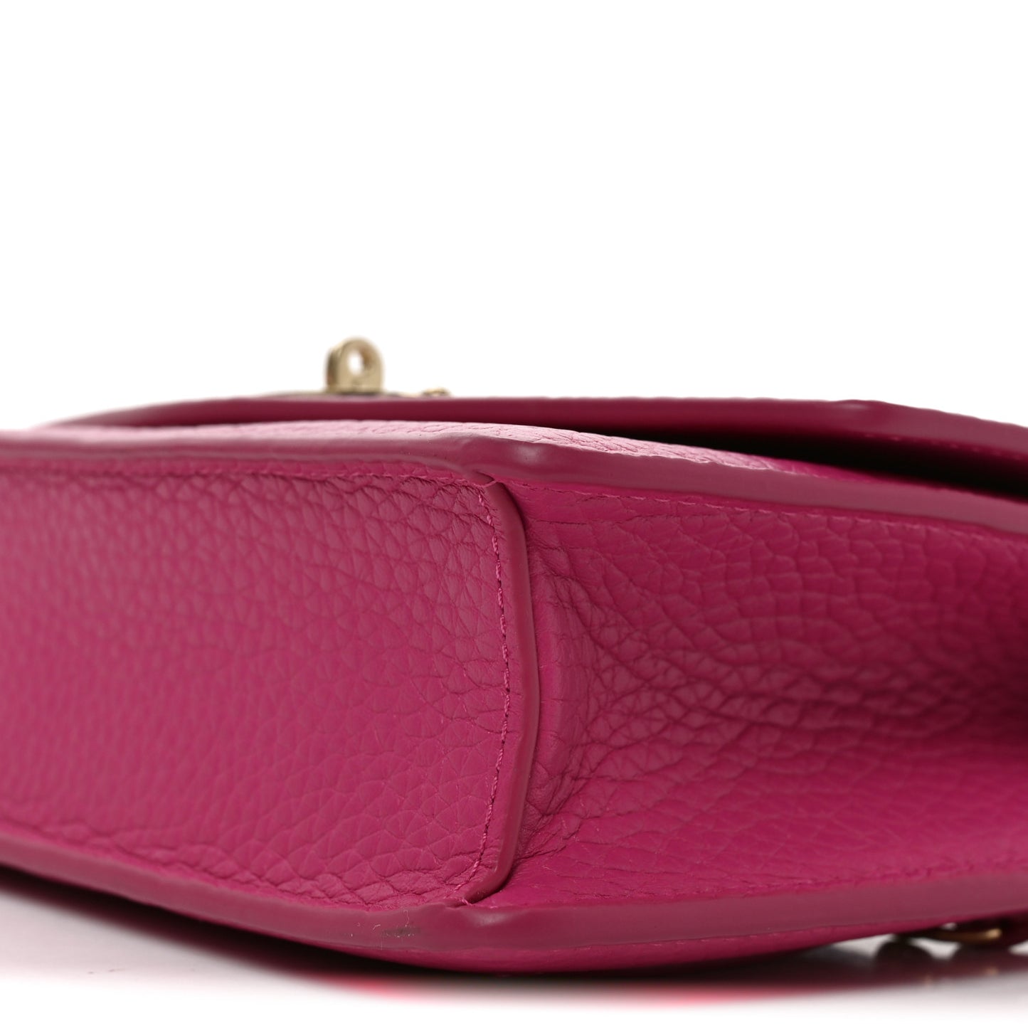 Small Classic Grain Calfskin Small Darley Mulberry Pink