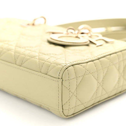 Christian Dior Lambskin Cannage Medium Lady D-Joy Pastel Peyote Green 9 of 10