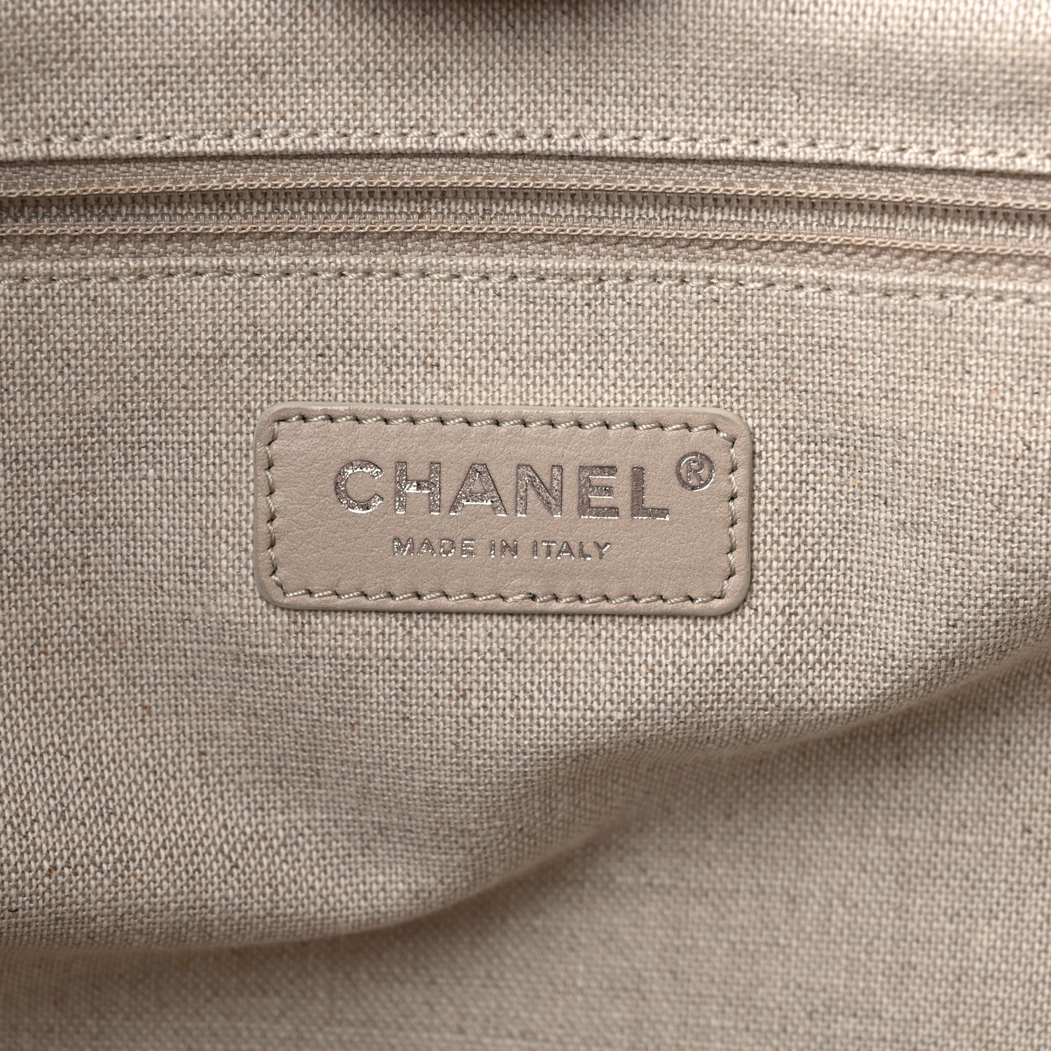 Chanel Mixed Fibers Small Deauville Tote Beige 7 of 12