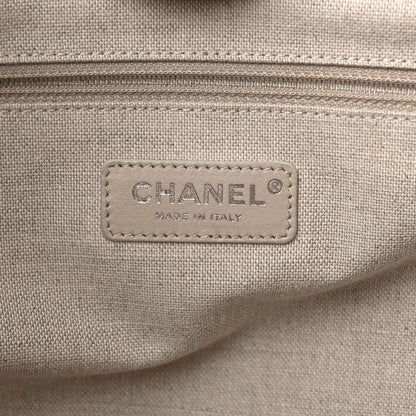 Chanel Mixed Fibers Small Deauville Tote Beige 7 of 12