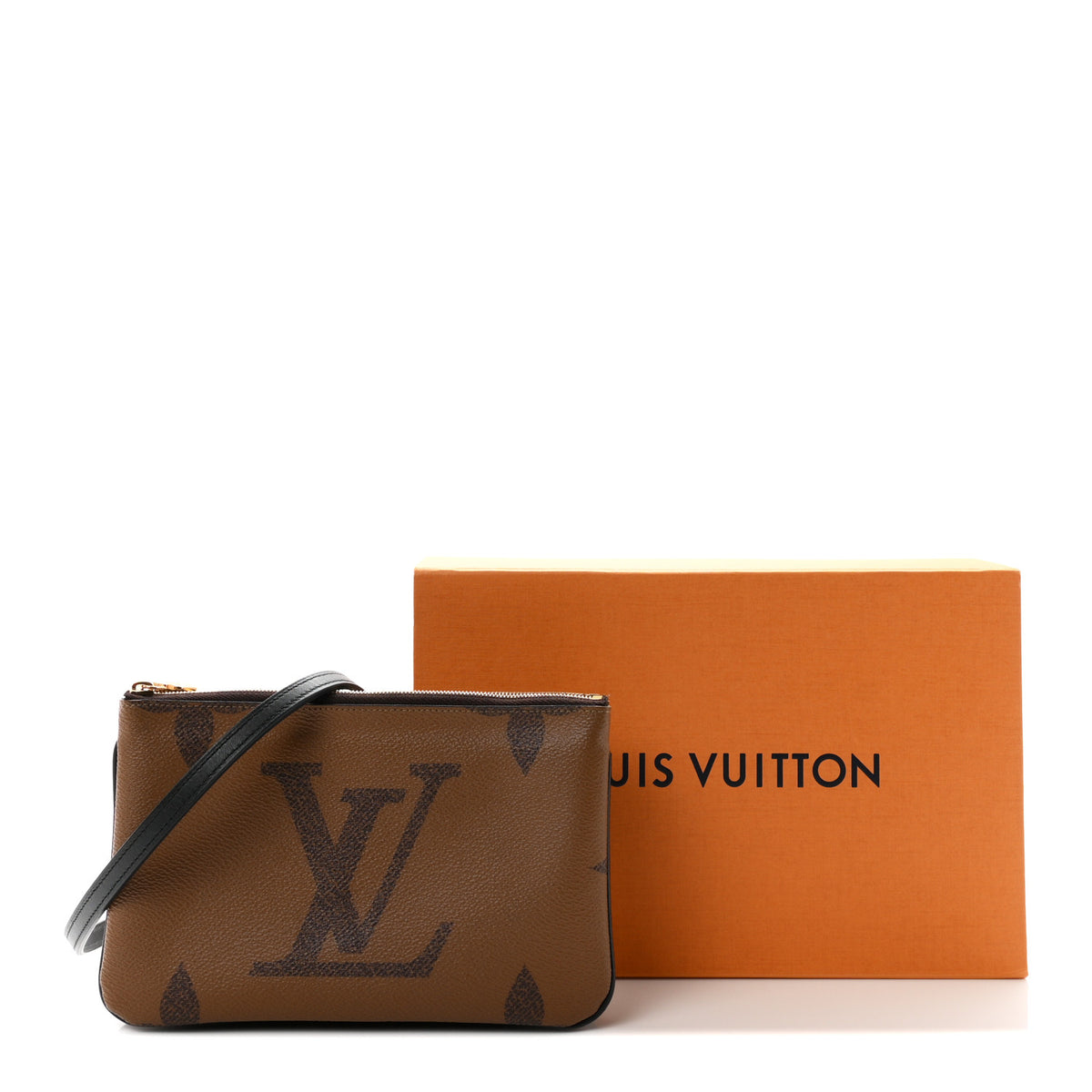 Louis Vuitton Reverse Monogram Giant Double Zip Pochette 12 of 12