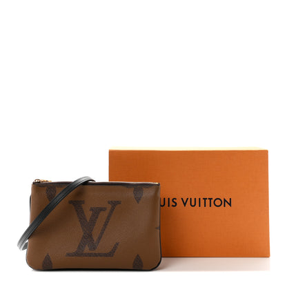 Louis Vuitton Reverse Monogram Giant Double Zip Pochette 12 of 12