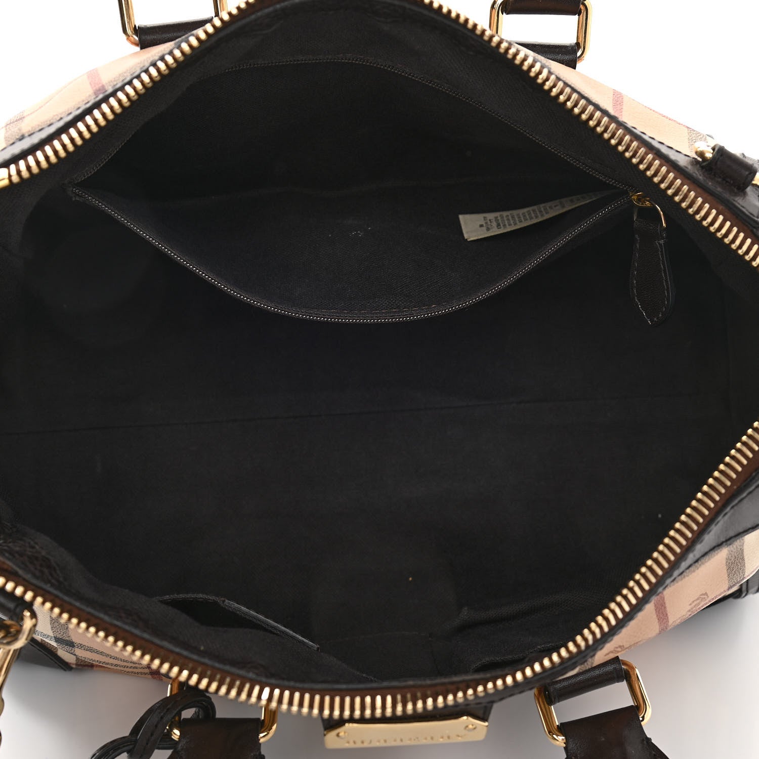 Burberry Haymarket Check Small Gladstone Chocolate 5 of 9