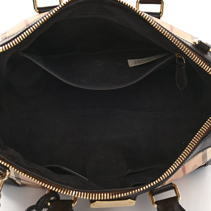 Burberry Haymarket Check Small Gladstone Chocolate 5 of 9