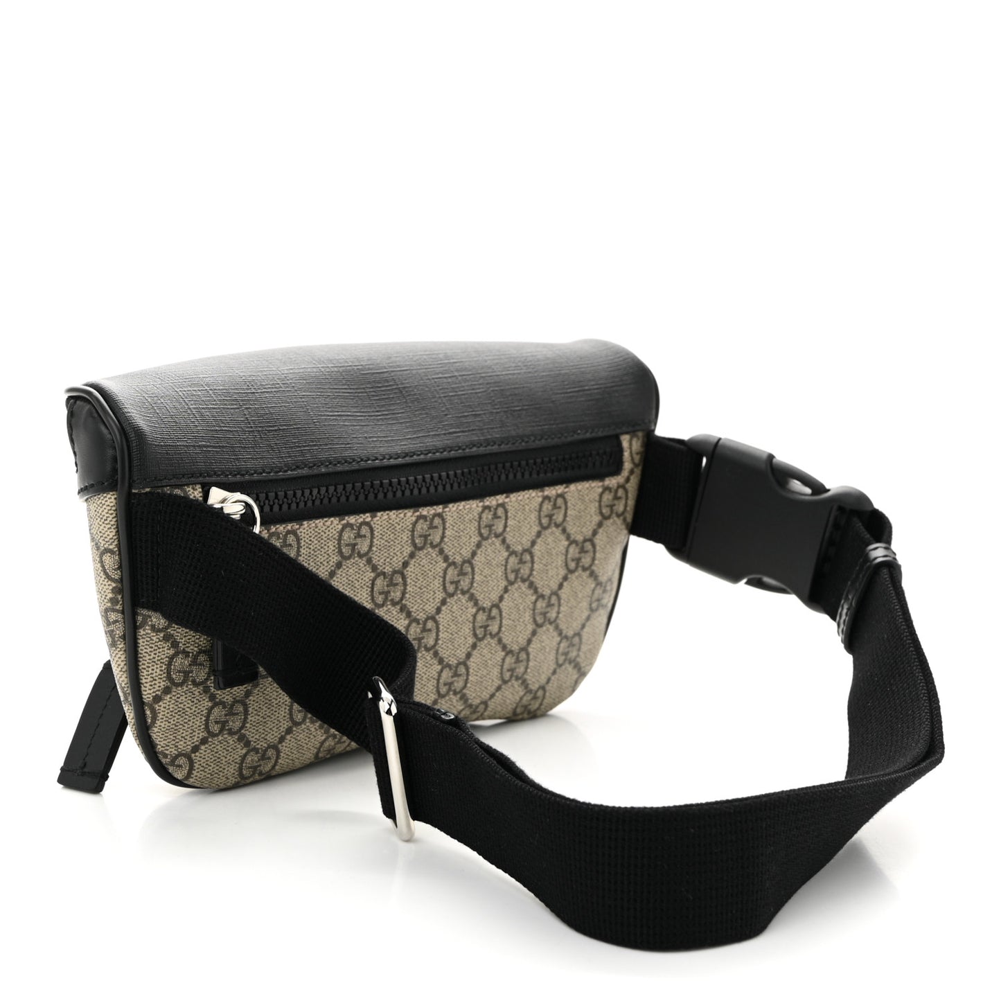GG Supreme Monogram Belt Bag Black