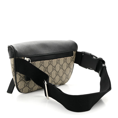 Gucci GG Supreme Monogram Belt Bag Black 3 of 10
