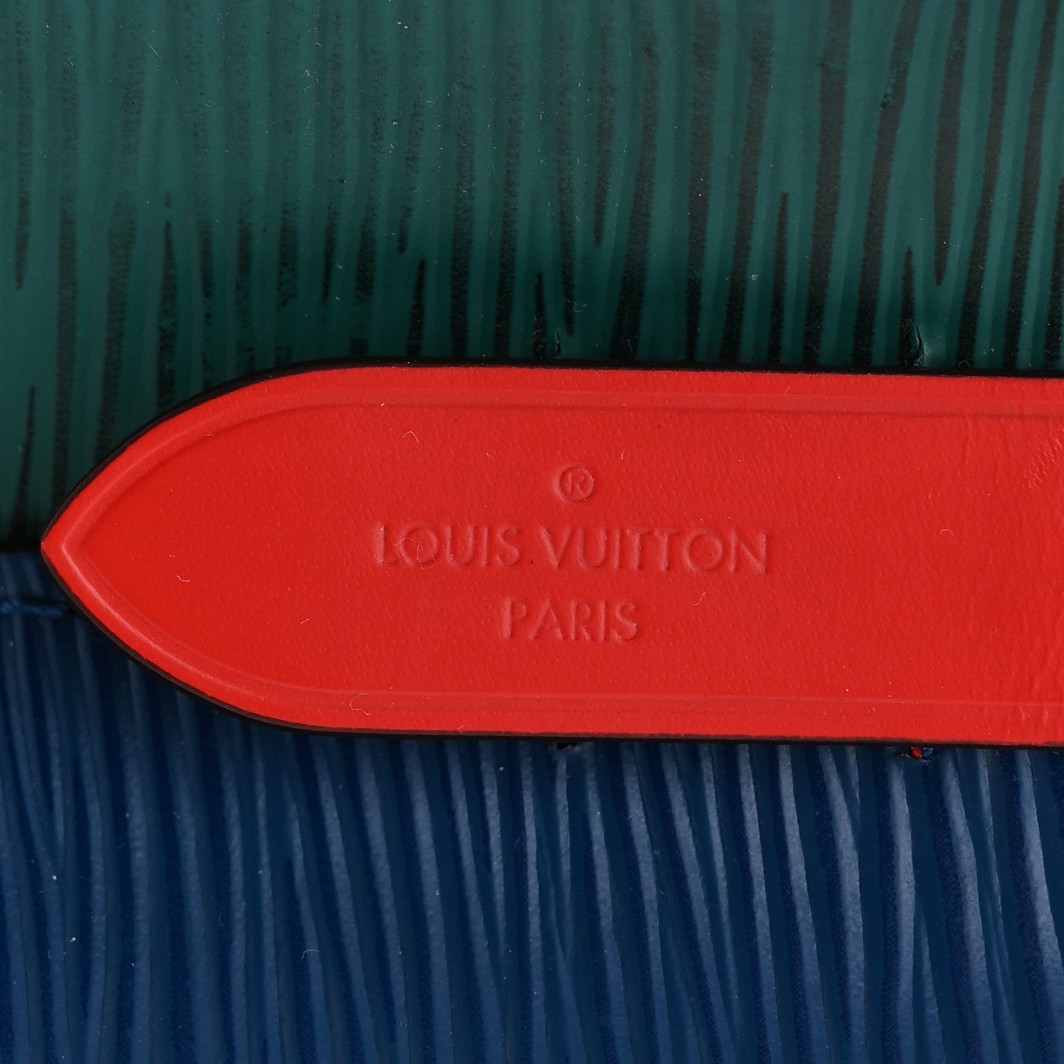 Louis Vuitton Epi Neonoe Indigo Emerald Green Coquelicot 6 of 11