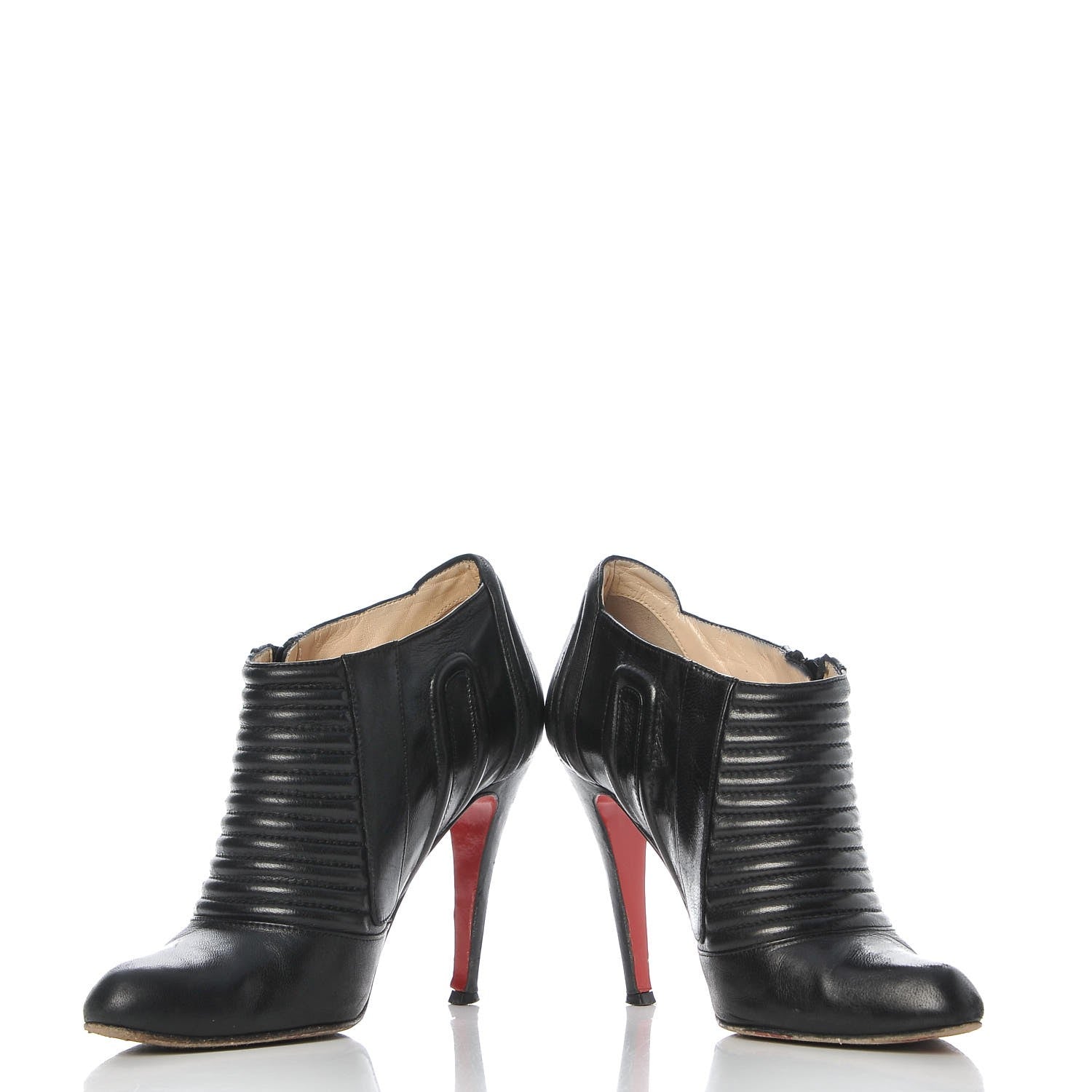 Christian Louboutin Nappa Sigourney 100 Booties 37.5 Black 5 of 11