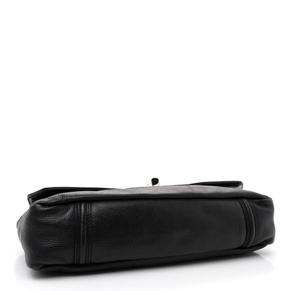 Chanel Grained Calfskin Mademoiselle Lock Bijoux Chain Flap Black Black 4 of 11
