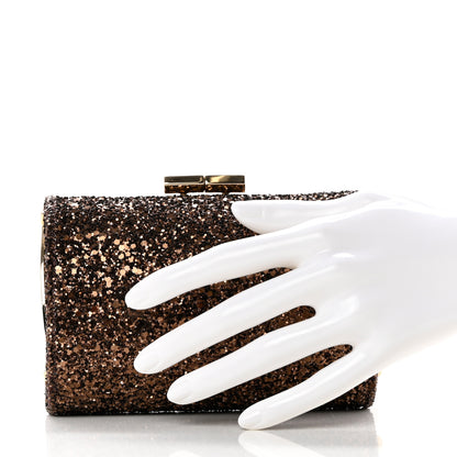 Jimmy Choo Glitter Fabric Mini Tube Gold 2 of 6