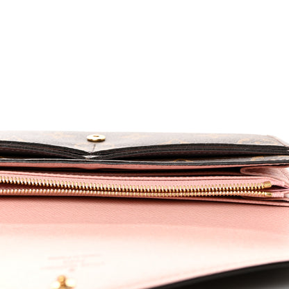 Louis Vuitton Monogram Sarah Wallet NM Rose Ballerine 8 of 8