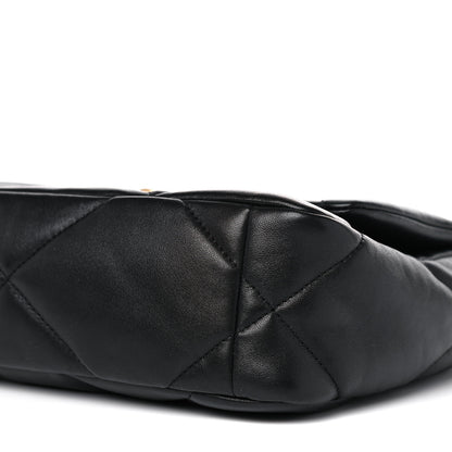 Chanel Lambskin Quilted Medium Chanel 19 Flap Black 9 of 10