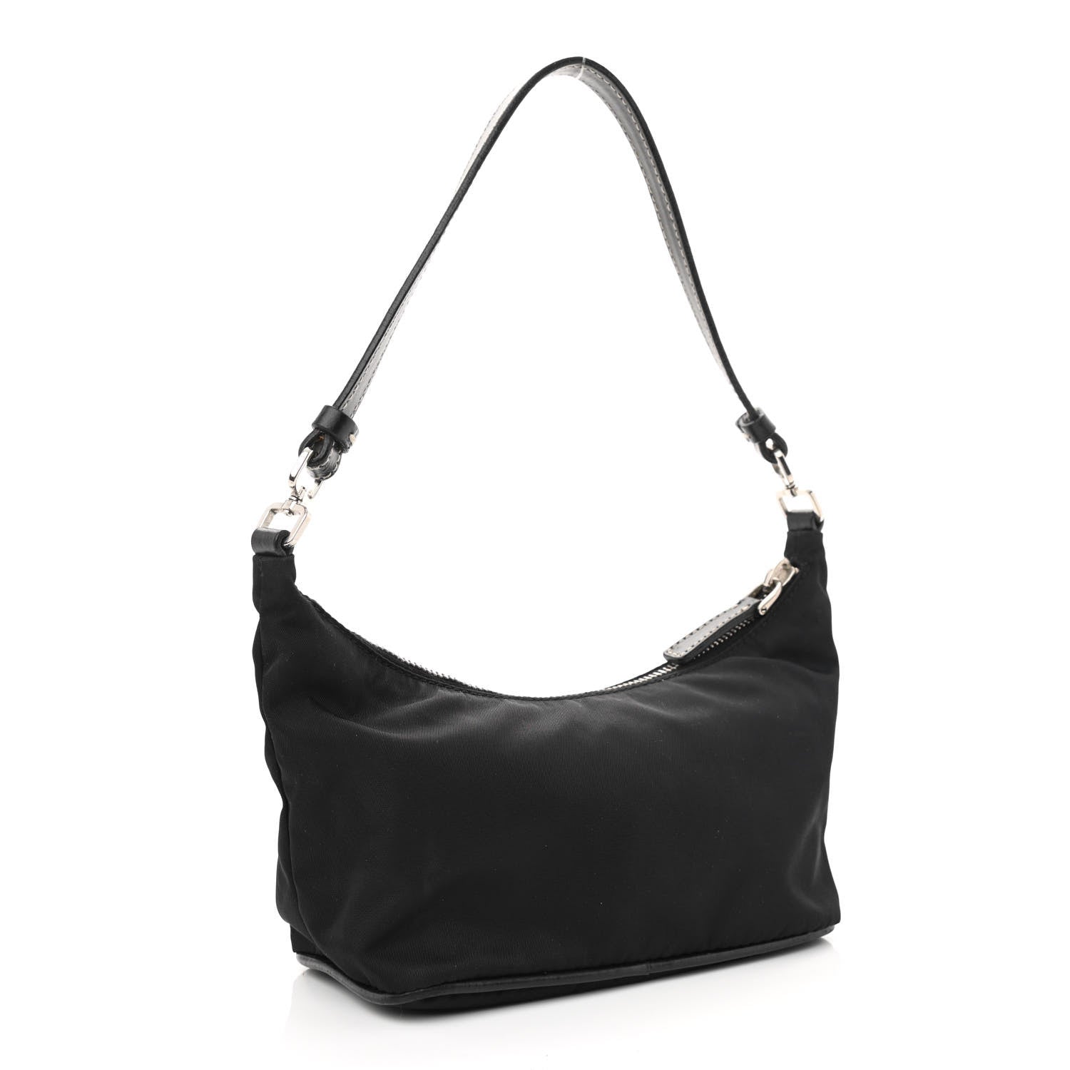 Prada Tessuto Sirio Pochette Black 3 of 10