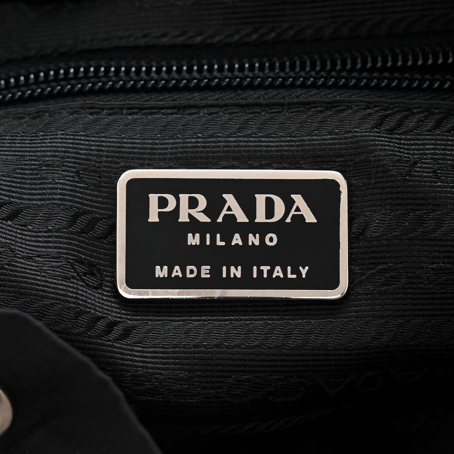 Prada Tessuto Nylon Saffiano Small Backpack Black 6 of 10