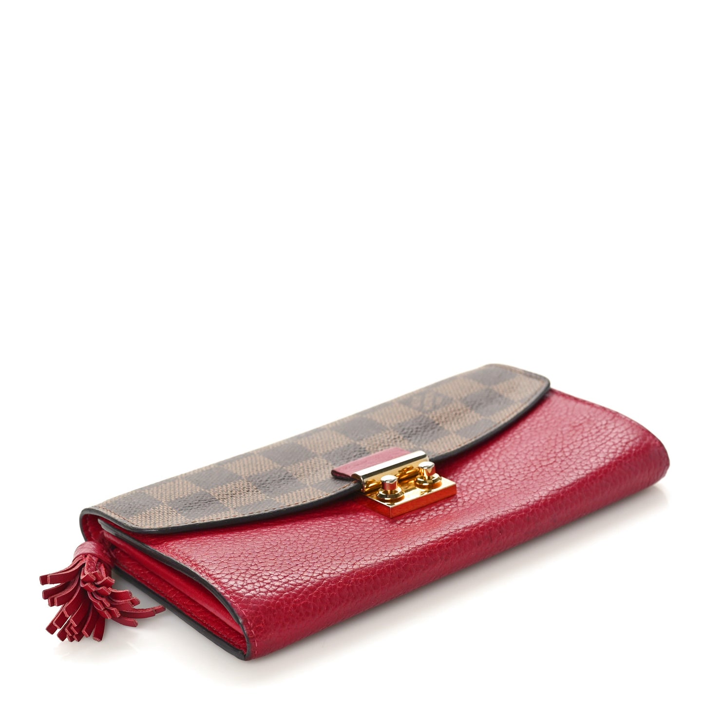Damier Ebene Croisette Wallet Lie De Vin